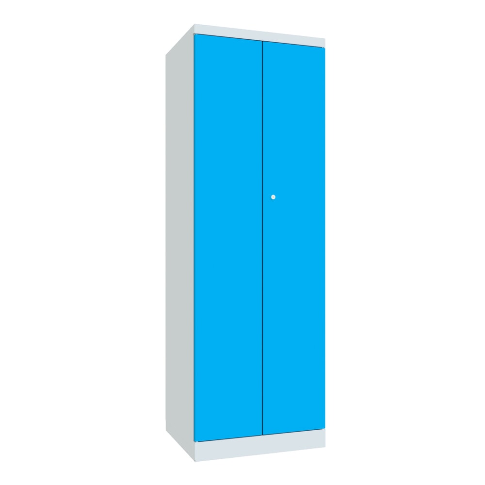 Productafbeelding nr. 1: Draaideurkast PAVOY, hxbxd 1.800 x 600 x 500 mm, lichtblauw, lichtgrijs
