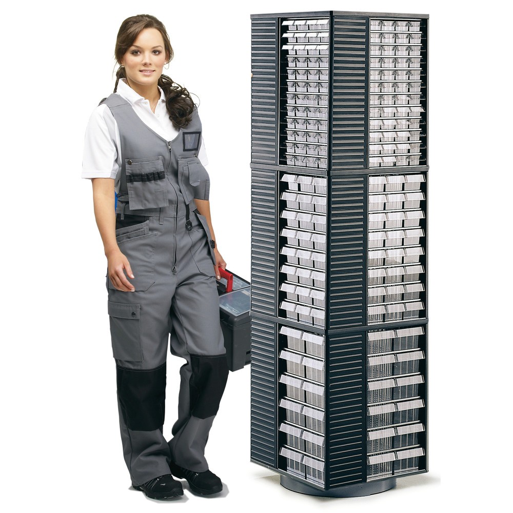 Productafbeelding nr. 5: Draaistandaard TRESTON voor 12 onderdelenkasten, hxbxd 1.730 x 500 x 500 mm