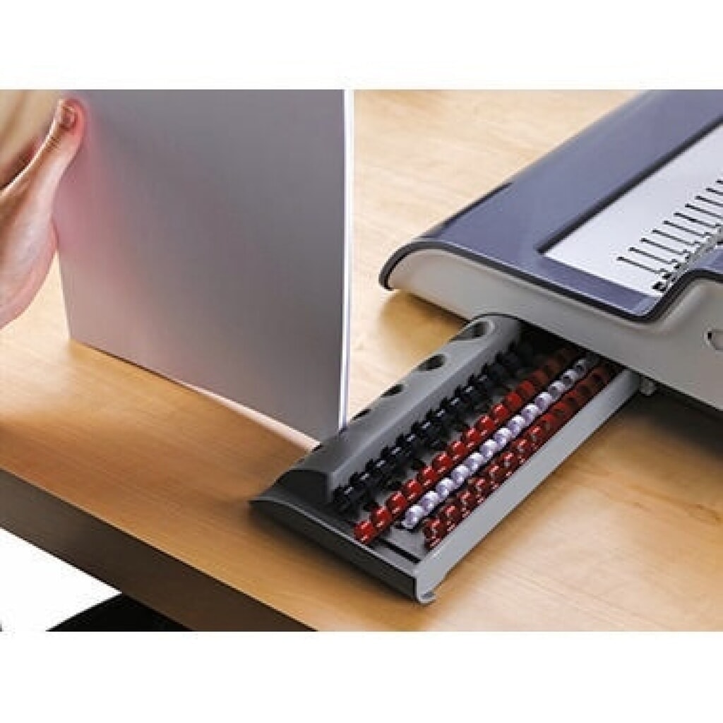 Fellowes Drahtbindegerät Quasar 5224101 max. 120Blatt grau Produktabbildung Nr. 5: Fellowes Drahtbindegerät Quasar 5224101 max. 120Blatt grau