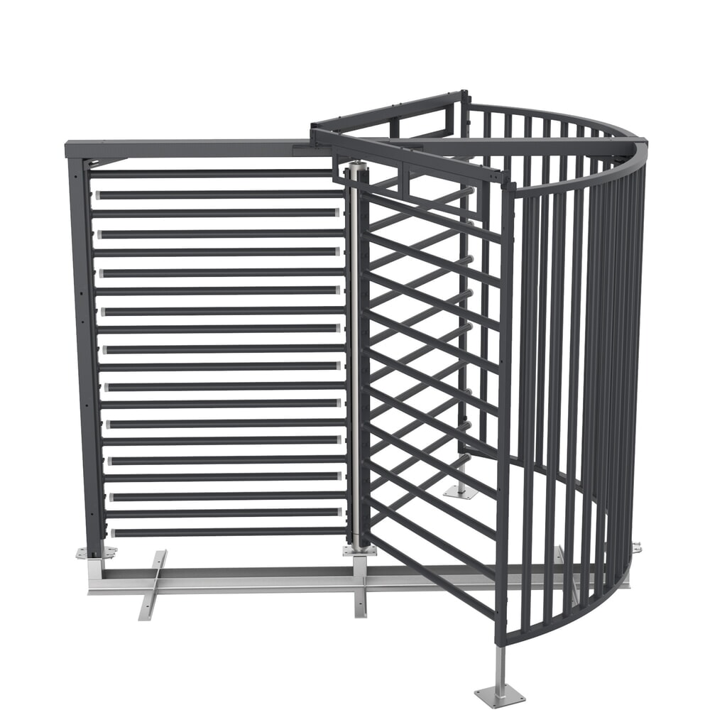Mannus Drehkreuz DK 43/8 STR Produktabbildung Nr. 2: Mannus Drehkreuz DK 43/8 STR
