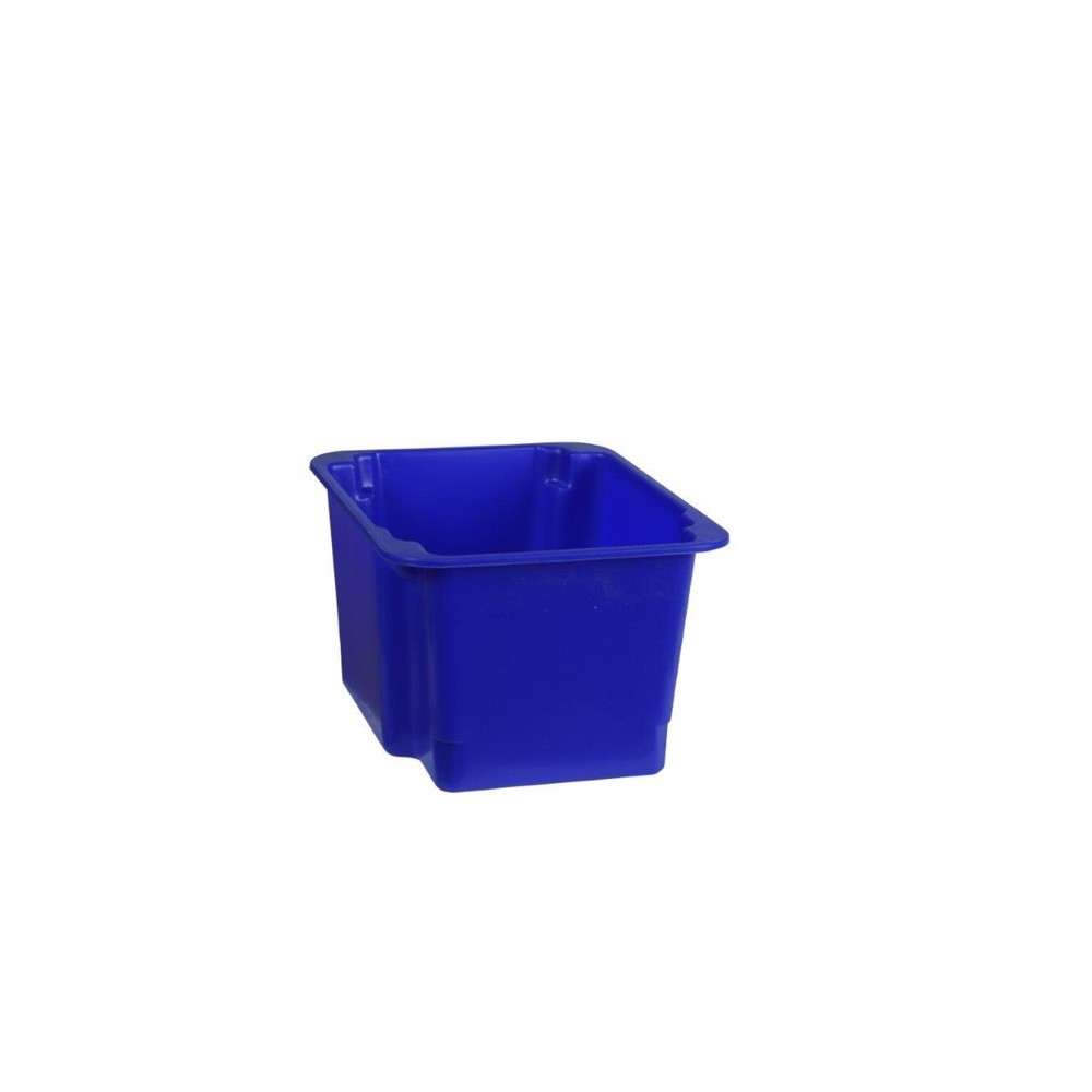 Produktabbildung: Drehstapelbehälter aus Polypropylen, 6 Liter, blau