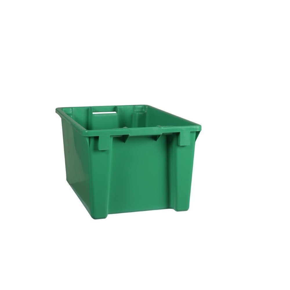 Produktabbildung Nr. 1: Drehstapelbehälter aus Polypropylen, 50 Liter, grün
