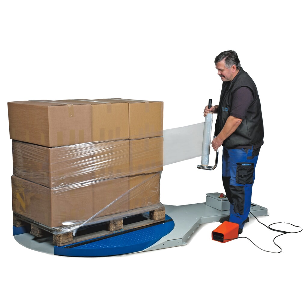Produktabbildung: Drehteller Ministretch, Teller-Ø 1.500 mm, motorischer Antrieb
