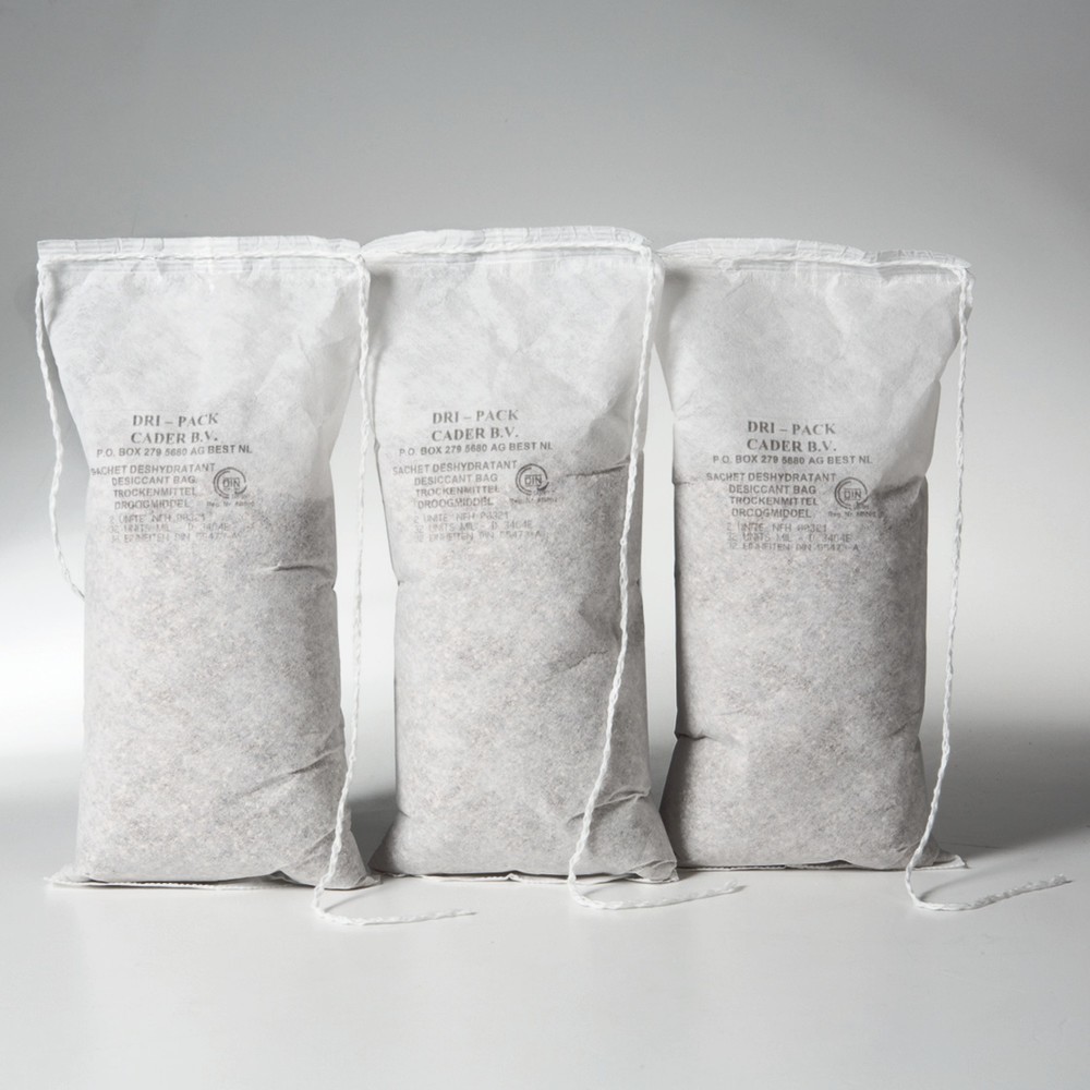 Product afbeelding: Droogmiddel van gesinterd aluminiumoxide, in zak met touw