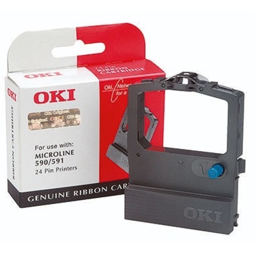Produktabbildung: OKI Farbband 09002316 4Mio.Zeichen Nylon schwarz