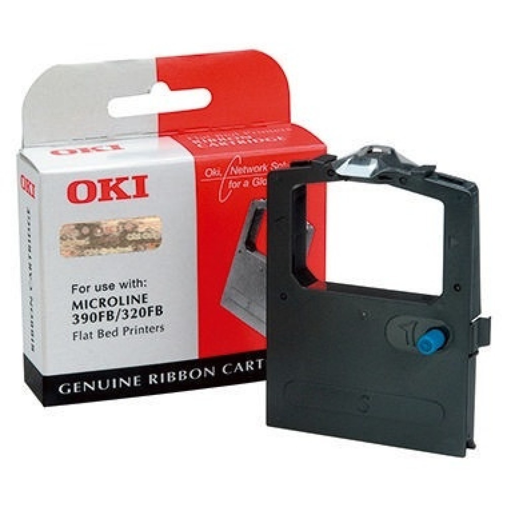 Produktabbildung: OKI Farbband 09002310 2Mio.Zeichen Nylon schwarz