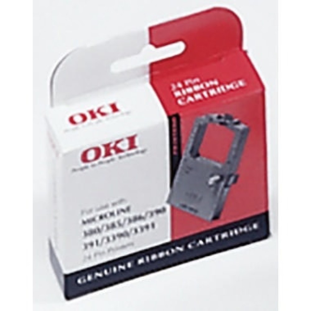 Produktabbildung: OKI Farbband 09002309 2Mio.Zeichen Nylon schwarz