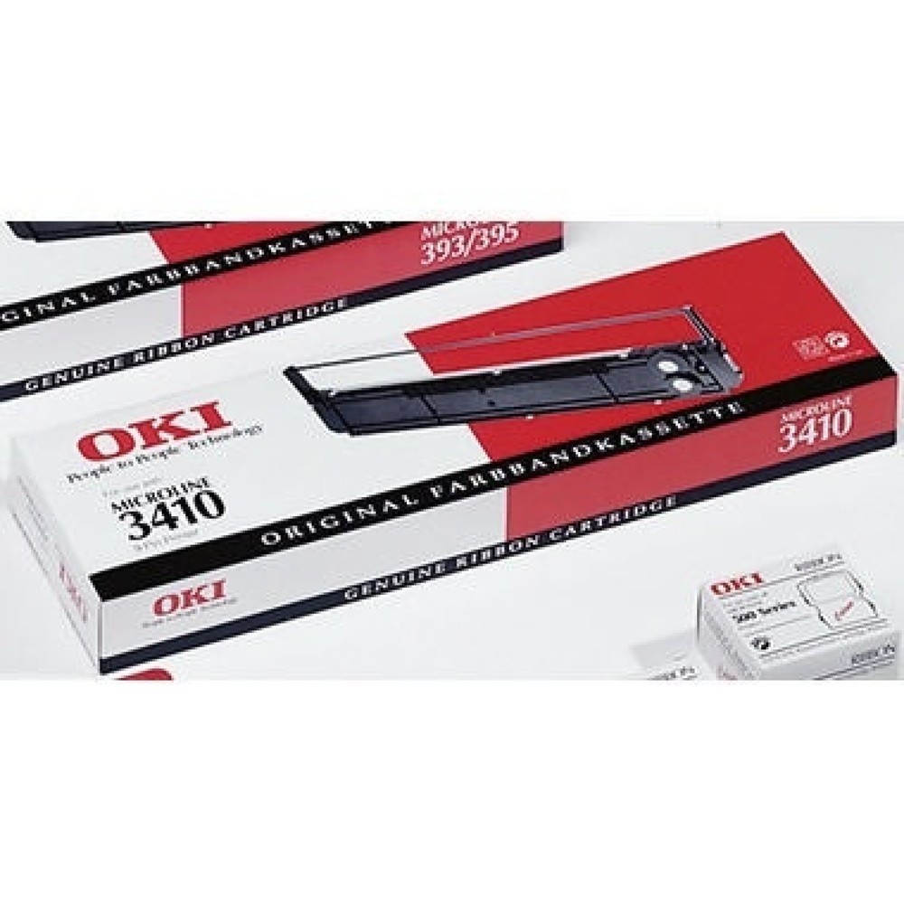 Produktabbildung: OKI Farbband 09002308 10Mio.Zeichen Nylon schwarz