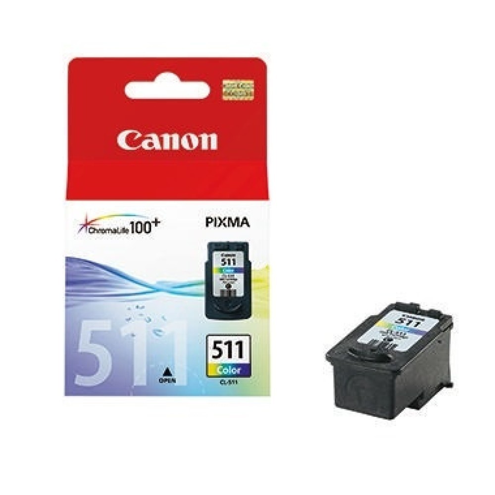 Produktabbildung Nr. 1: Canon Tintenpatrone CL511 2972B001 244Seiten 9ml c/m/y
