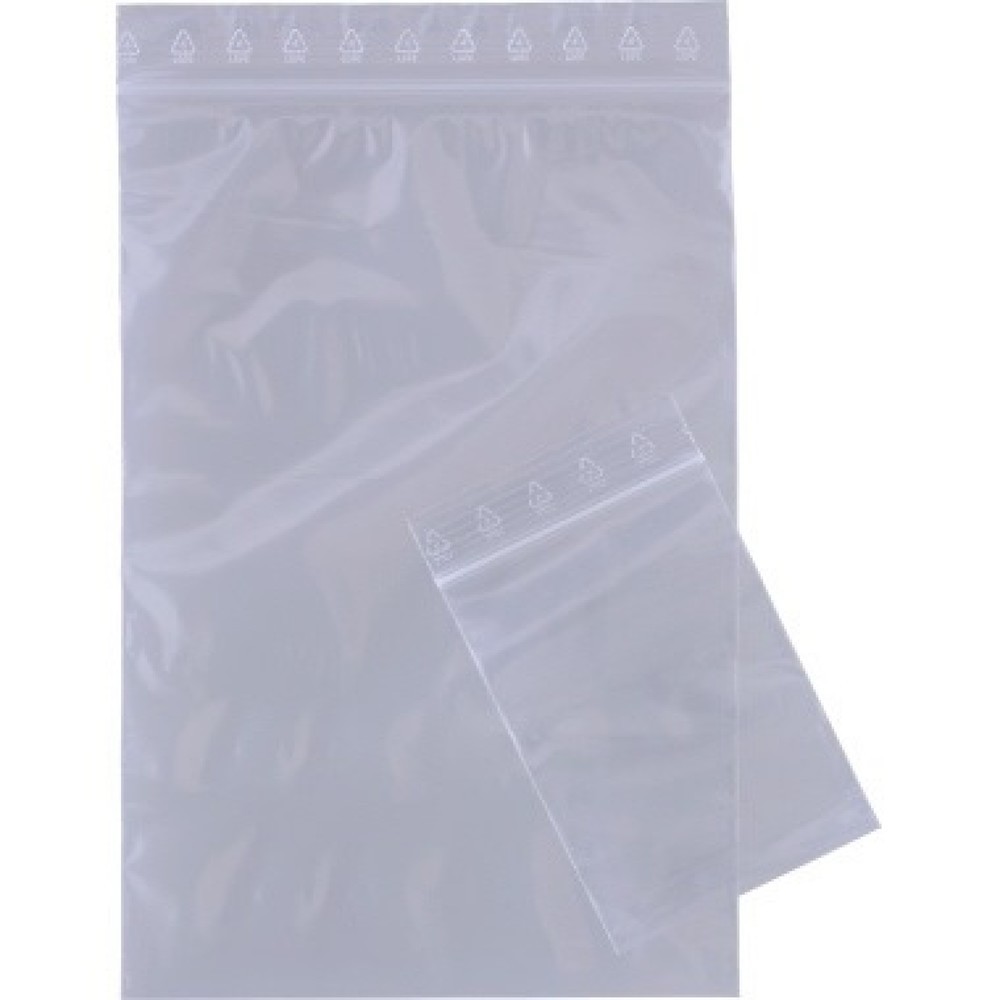Produktabbildung: Druckverschlussbeutel 160x220mm 0,05mm ohne Druck 100 St./Pack.