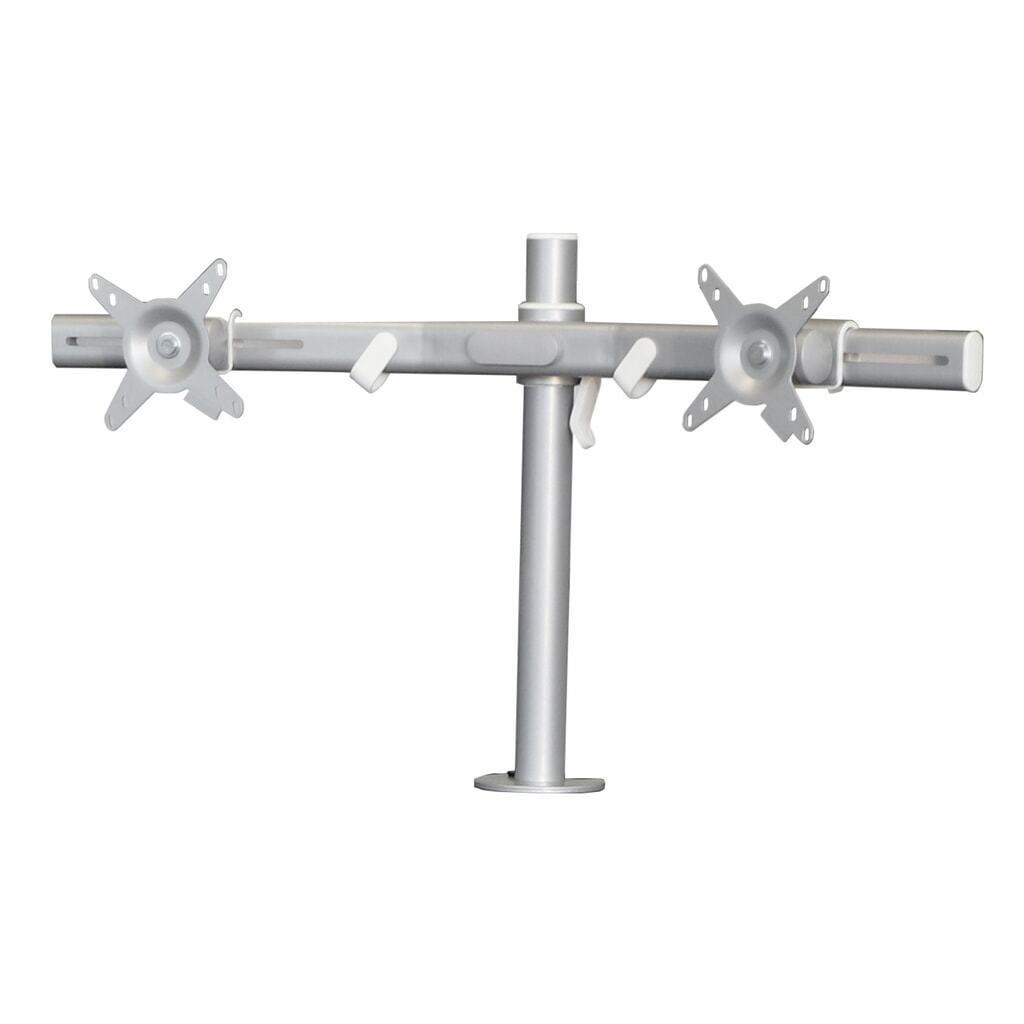 Produktabbildung: Dual-Monitorhalter VESA 75/100 für Jungheinrich Mobiler Arbeitsplatz WMD, horizontal, Säule