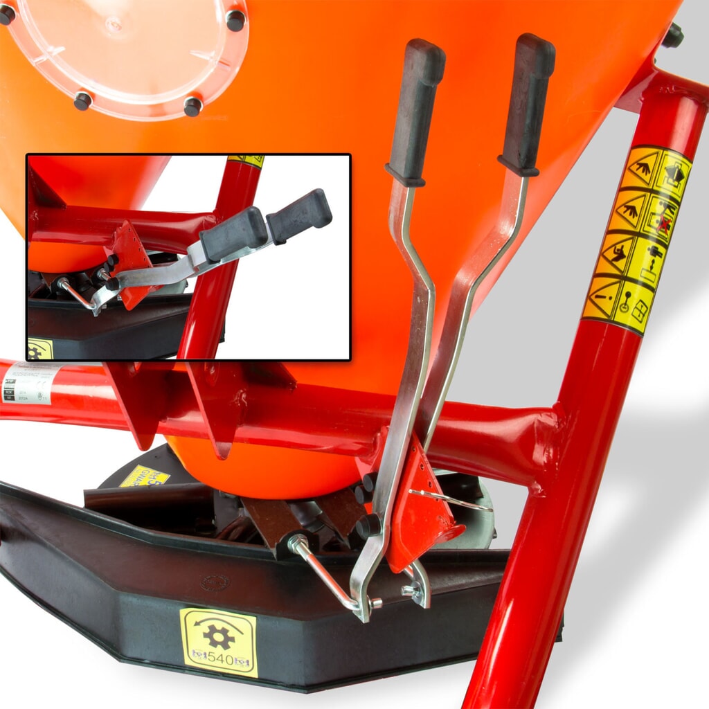 Produktabbildung Nr. 2: Düngerstreuer 300L Kat 1+2, mit Zapfwellenantrieb, Volumen 300 l, Streubreite 6-14 m