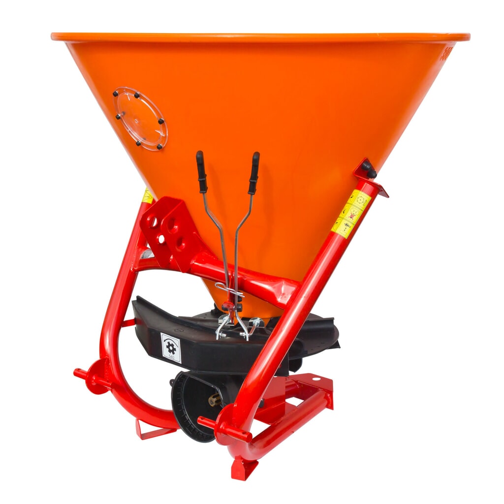 Düngerstreuer 300L Kat 1+2, mit Zapfwellenantrieb, Volumen 300 l, Streubreite 6-14 m Produktabbildung: Düngerstreuer 300L Kat 1+2, mit Zapfwellenantrieb, Volumen 300 l, Streubreite 6-14 m