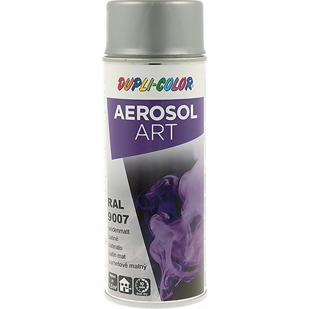 Produktabbildung: DUPLI-COLOR Buntlackspray AEROSOL Art, graualuminium seidenmatt, RAL 9007 400 ml