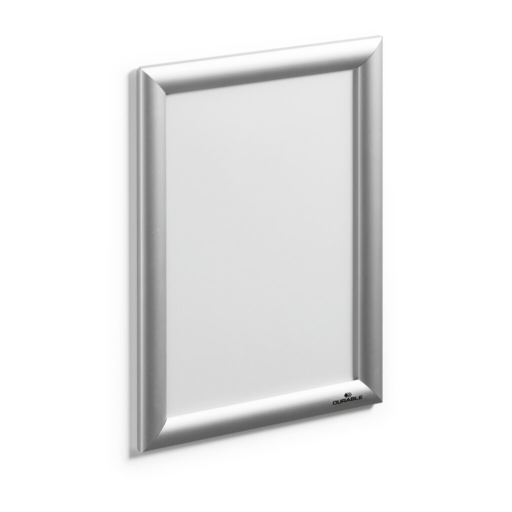 DURABLE Aluminium-Klapprahmen, A4, 5 Stk/VE Produktabbildung: DURABLE Aluminium-Klapprahmen, A4, 5 Stk/VE