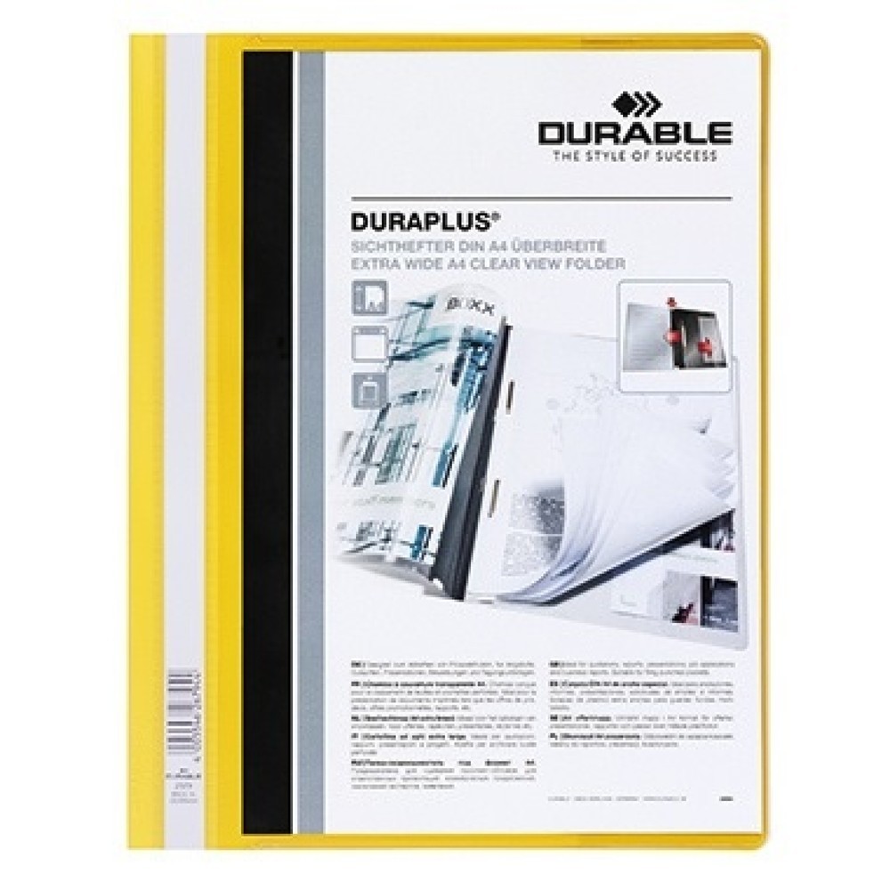 Produktabbildung: DURABLE Angebotshefter DURAPLUS 257904 DIN A4 PP gelb