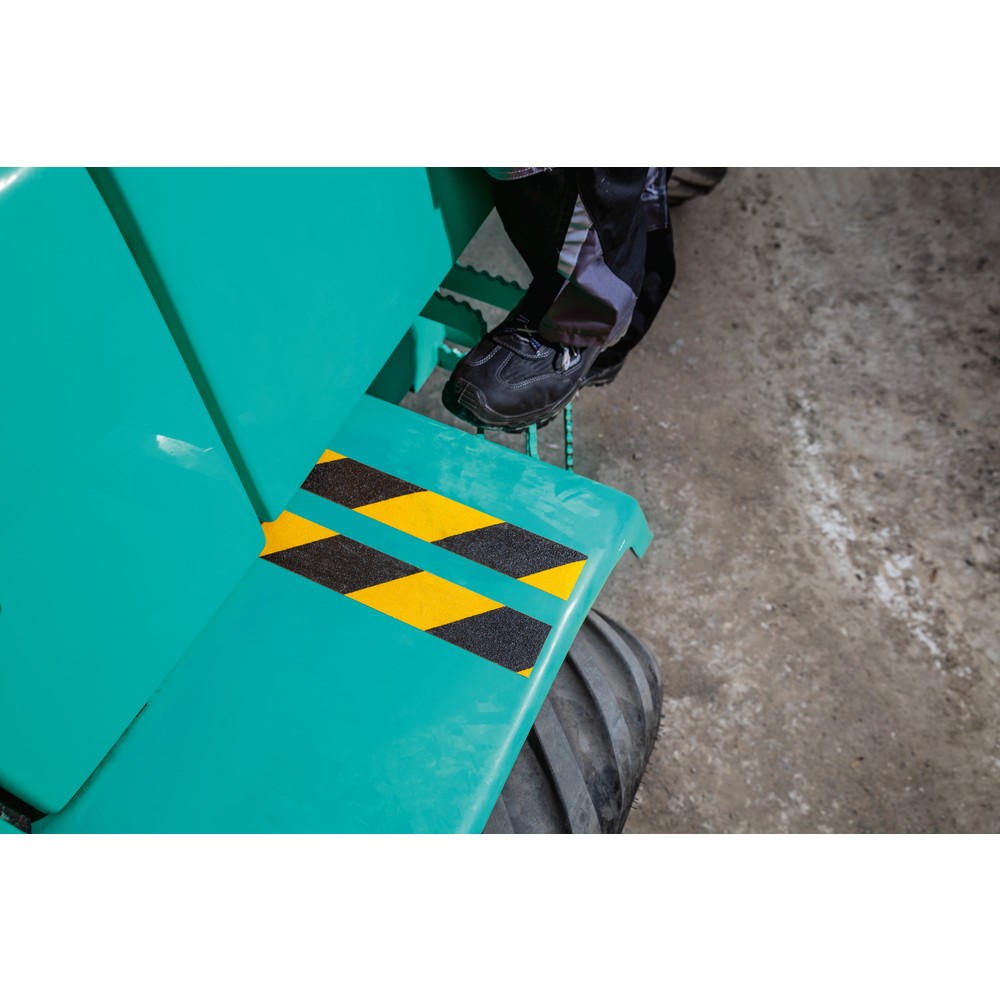 Produktabbildung Nr. 6: DURABLE Antirutschband DURALINE® GRIP+, Breite 25 mm, gelb/schwarz, 5 Stk/VE