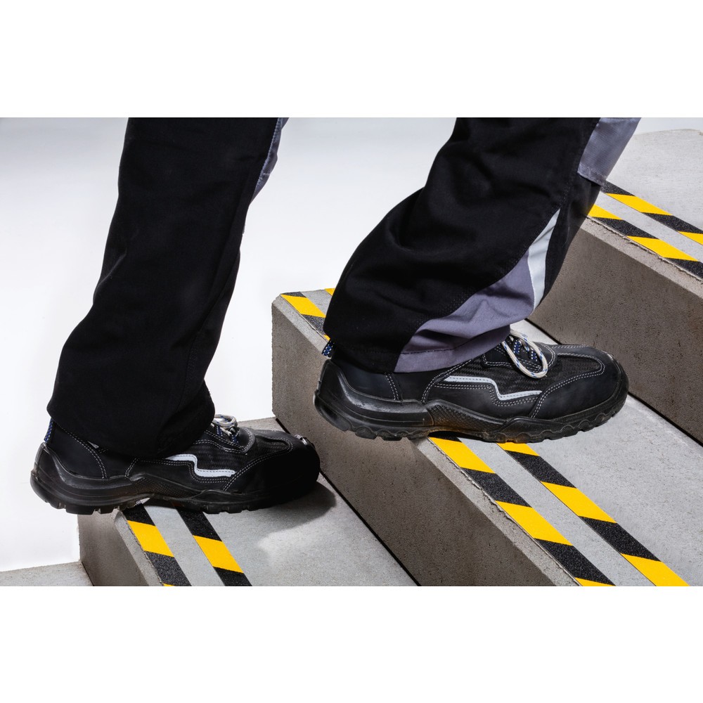 Produktabbildung Nr. 8: DURABLE Antirutschband DURALINE® GRIP+, Breite 25 mm, gelb/schwarz, 5 Stk/VE