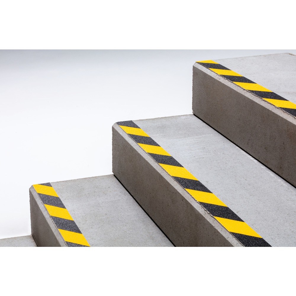 Produktabbildung Nr. 3: DURABLE Antirutschband DURALINE® GRIP+, Breite 50 mm, gelb/schwarz, 2 Stk/VE