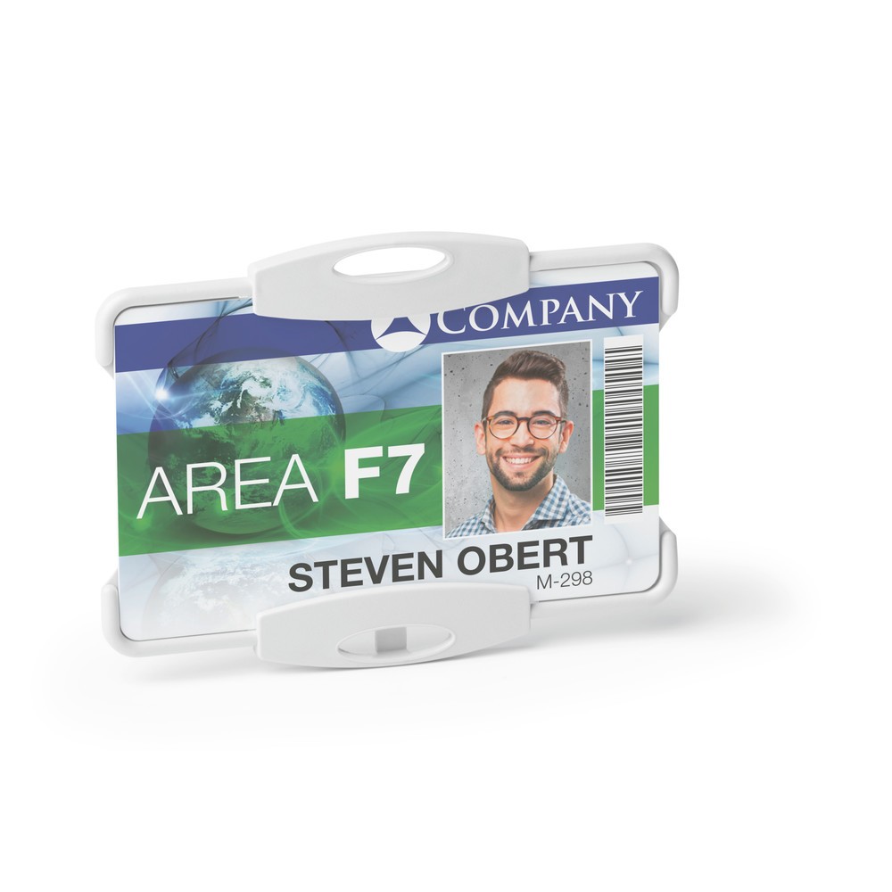 Produktabbildung Nr. 2: DURABLE Ausweishalter ECO für 1 Karte, grau, 20 Stk/VE