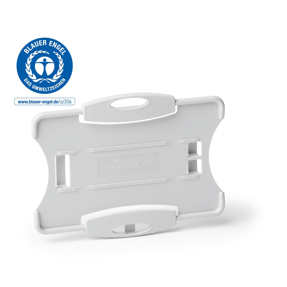 Produktabbildung Nr. 3: DURABLE Ausweishalter ECO für 1 Karte, grau, 20 Stk/VE
