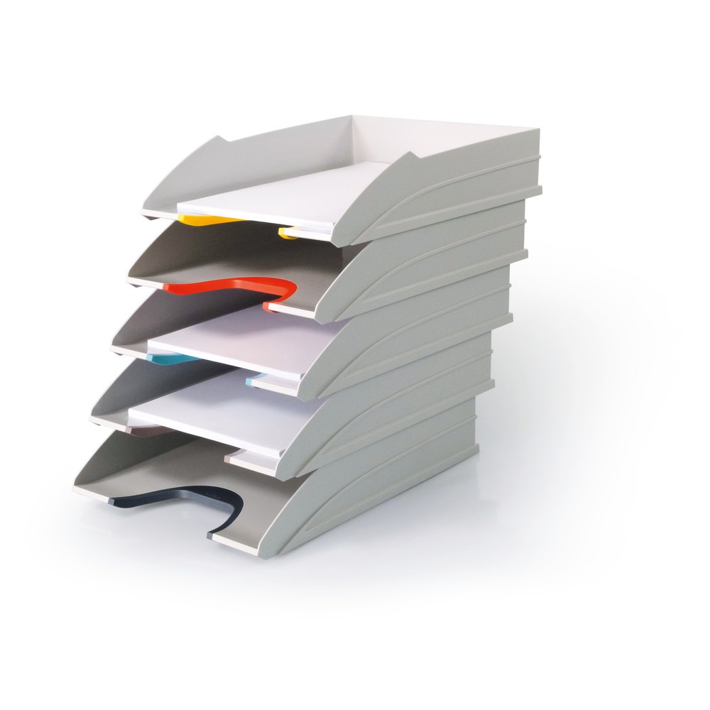 N° de l'image du produit 2 : DURABLE Bacs à courrier VARICOLOR® MIX TRAY SET, A4, 15 pcs/UV