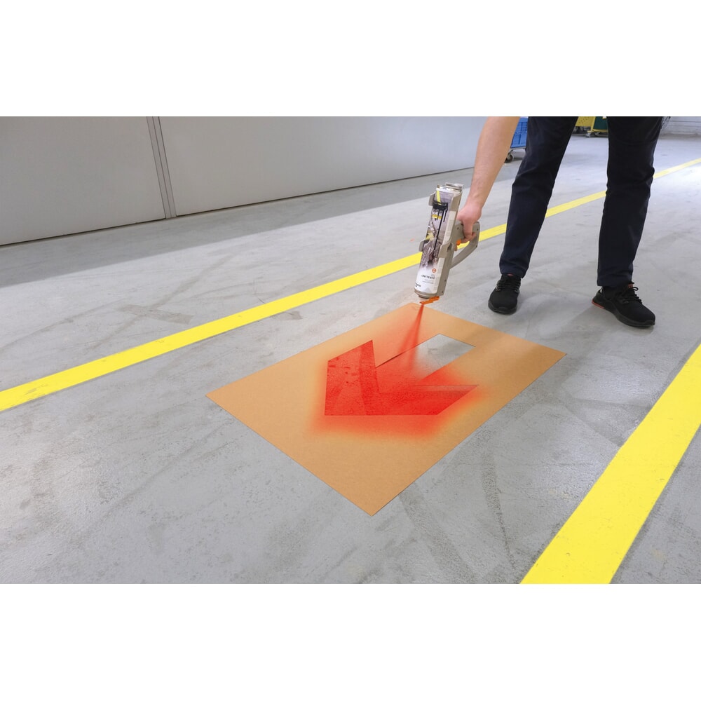 Produktabbildung Nr. 5: DURABLE Boden-Markierpistole DURALINE® EasyMover, für Schablonenmarkierung