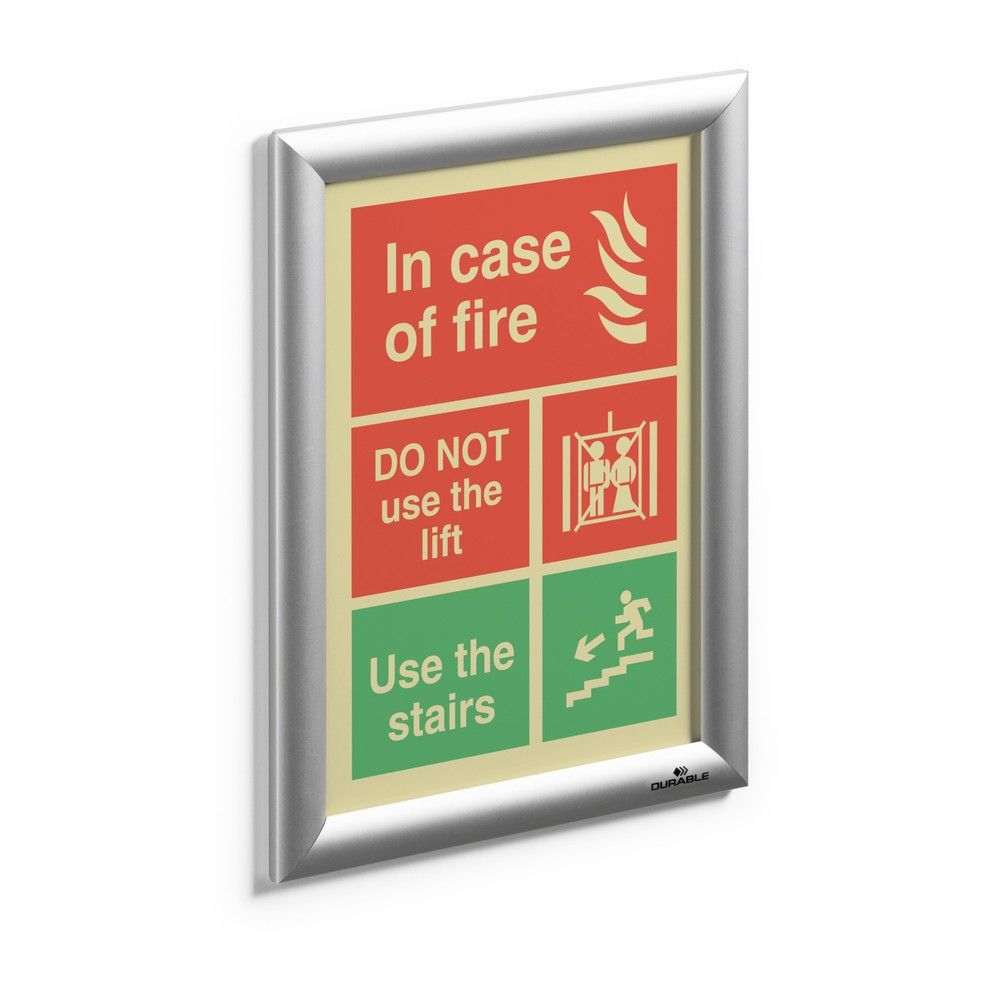 N° de l'image du produit 3 : DURABLE Cadre clipsable en aluminium, A4, 5 pcs/UV