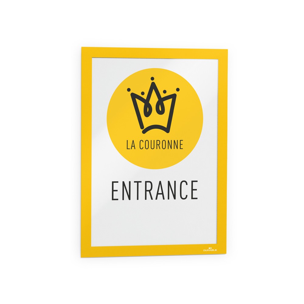 N° de l'image du produit 4 : DURABLE Cadre d'affichage DURAFRAME®, A4, 10 pcs/UV
