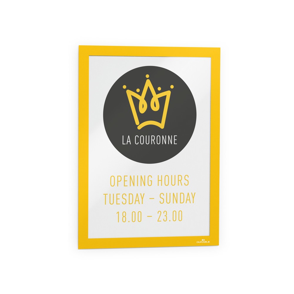 N° de l'image du produit 5 : DURABLE Cadre d'affichage DURAFRAME®, A4, 10 pcs/UV