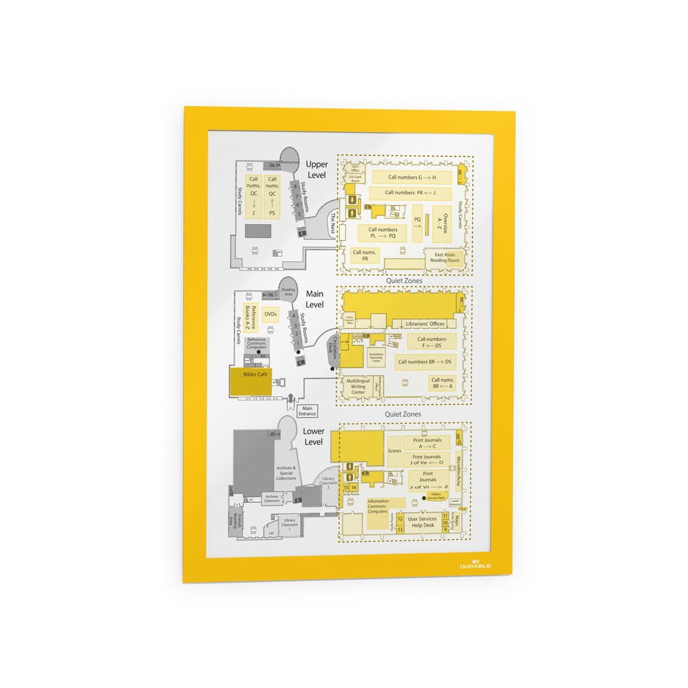 N° de l'image du produit 6 : DURABLE Cadre d'affichage DURAFRAME®, A4, 10 pcs/UV