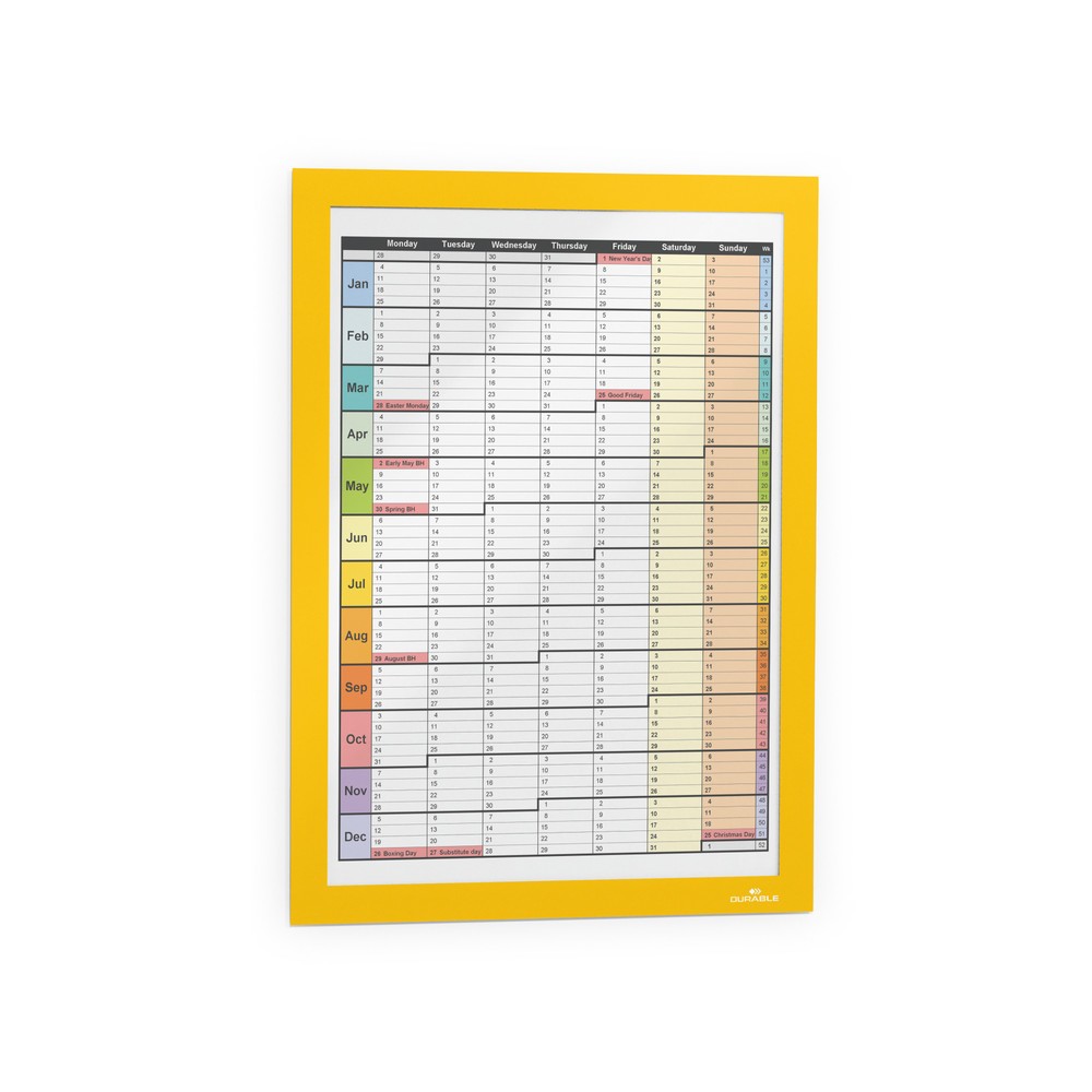 N° de l'image du produit 7 : DURABLE Cadre d'affichage DURAFRAME®, A4, 10 pcs/UV