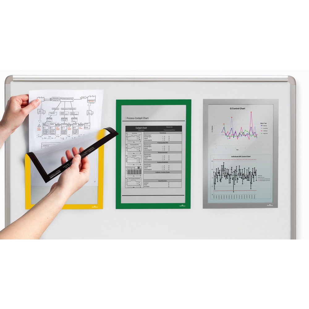 N° de l'image du produit 4 : DURABLE Cadre d'affichage DURAFRAME® MAGNETIC, A4, 10 pcs/UV