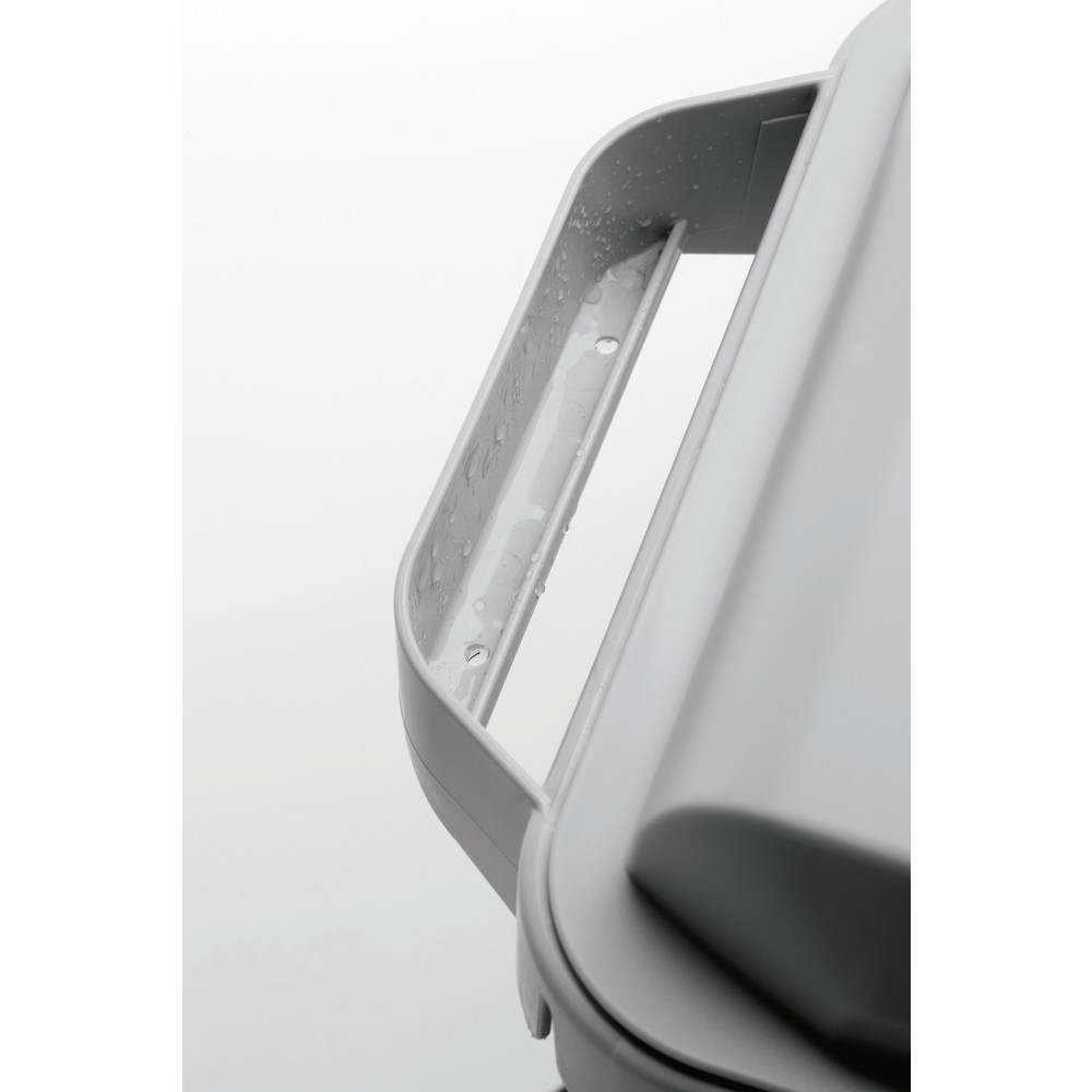 N° de l'image du produit 2 : DURABLE Conteneur à déchets DURABIN® ECO 60L avec couvercle + cadre d’affichage DURAFRAME®, gris