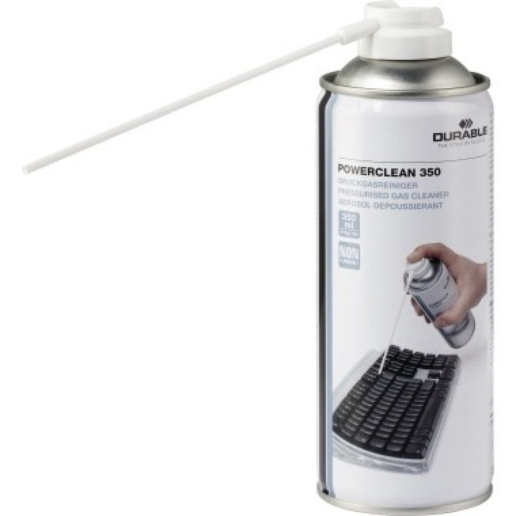 Produktabbildung: DURABLE Druckluftspray POWER CLEAN 582919 350ml