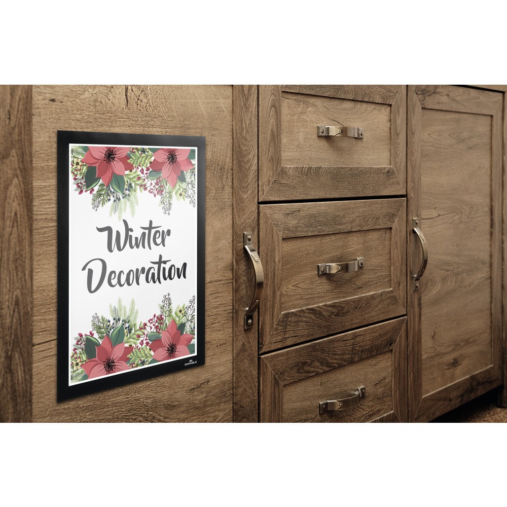 Produktabbildung Nr. 2: DURABLE DURAFRAME® WALLPAPER A4 10er, schwarz