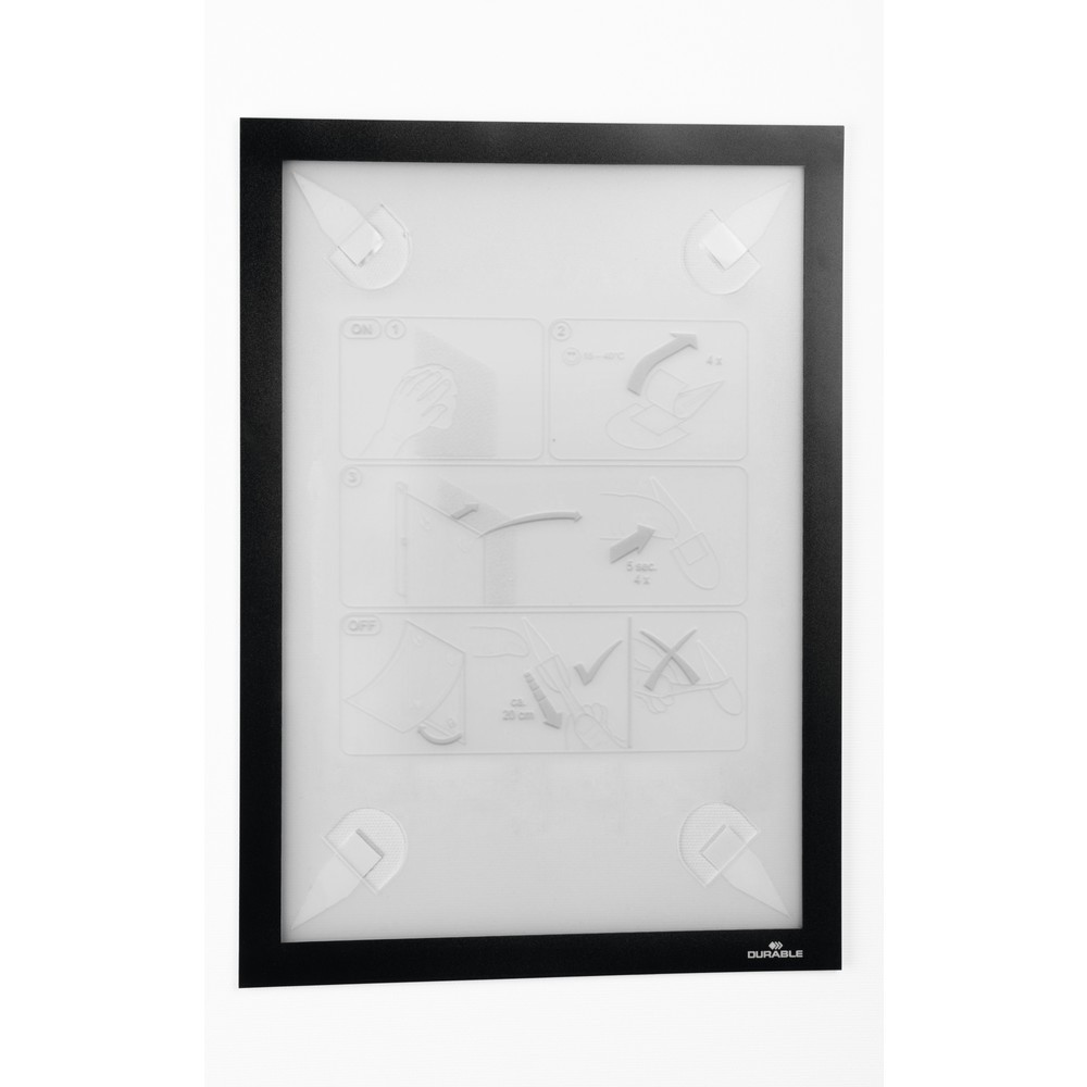Produktabbildung: DURABLE DURAFRAME® WALLPAPER A4 10er, schwarz