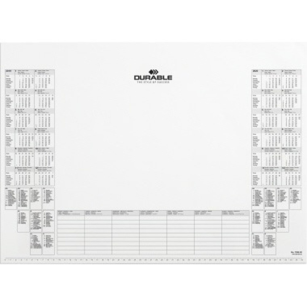 Produktabbildung: DURABLE Kalenderblock 729202 für Schreibunterlage 7291 25Bl. ws