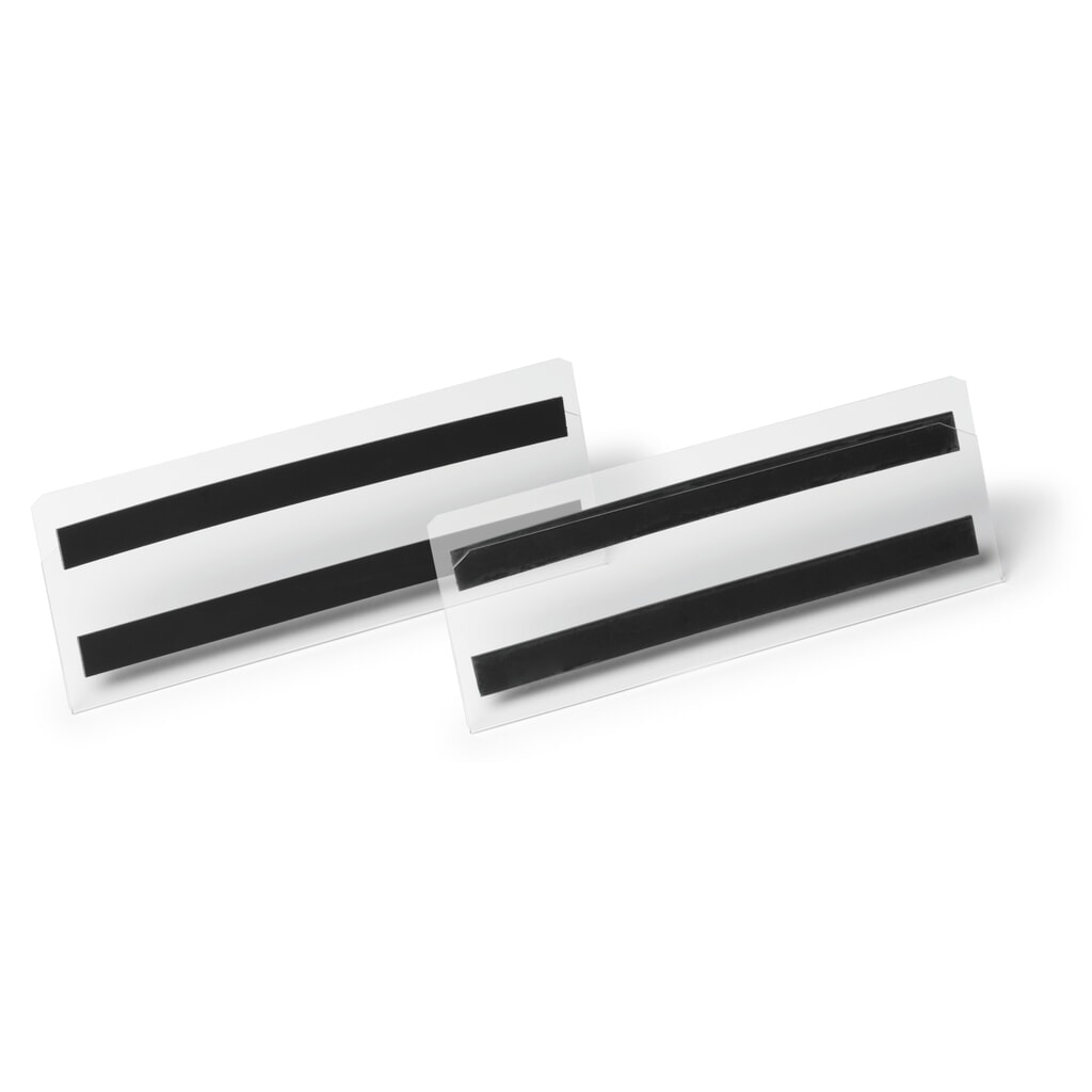 Produktabbildung: DURABLE Etikettentasche HARD COVER, magnetisch, 1/2 A5 quer, 50 Stk/VE