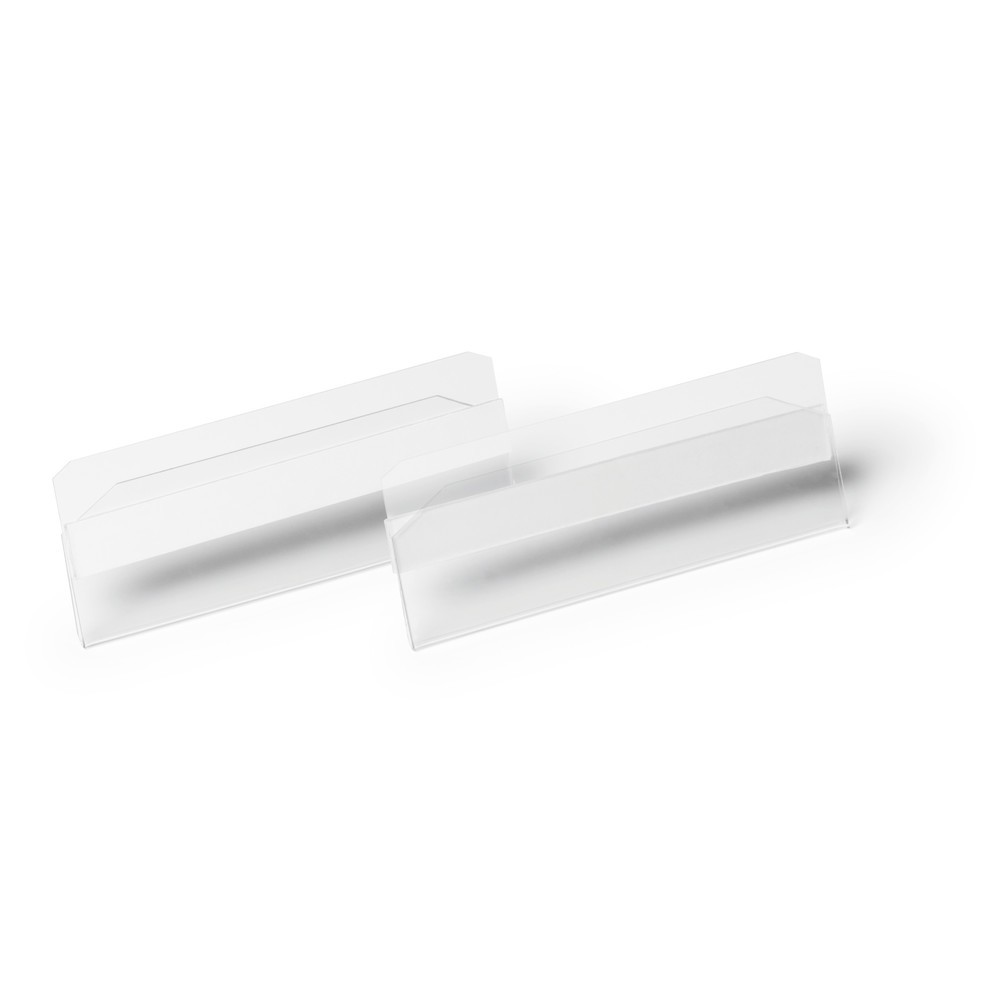 Produktabbildung: DURABLE Etikettentasche HARD COVER, selbstklebend, 100 x 38 mm, 50 Stk/VE
