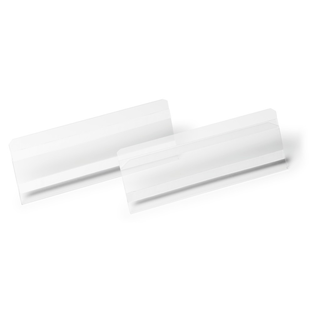 Produktabbildung: DURABLE Etikettentasche HARD COVER, selbstklebend, 1/2 A5 quer, 50 Stk/VE