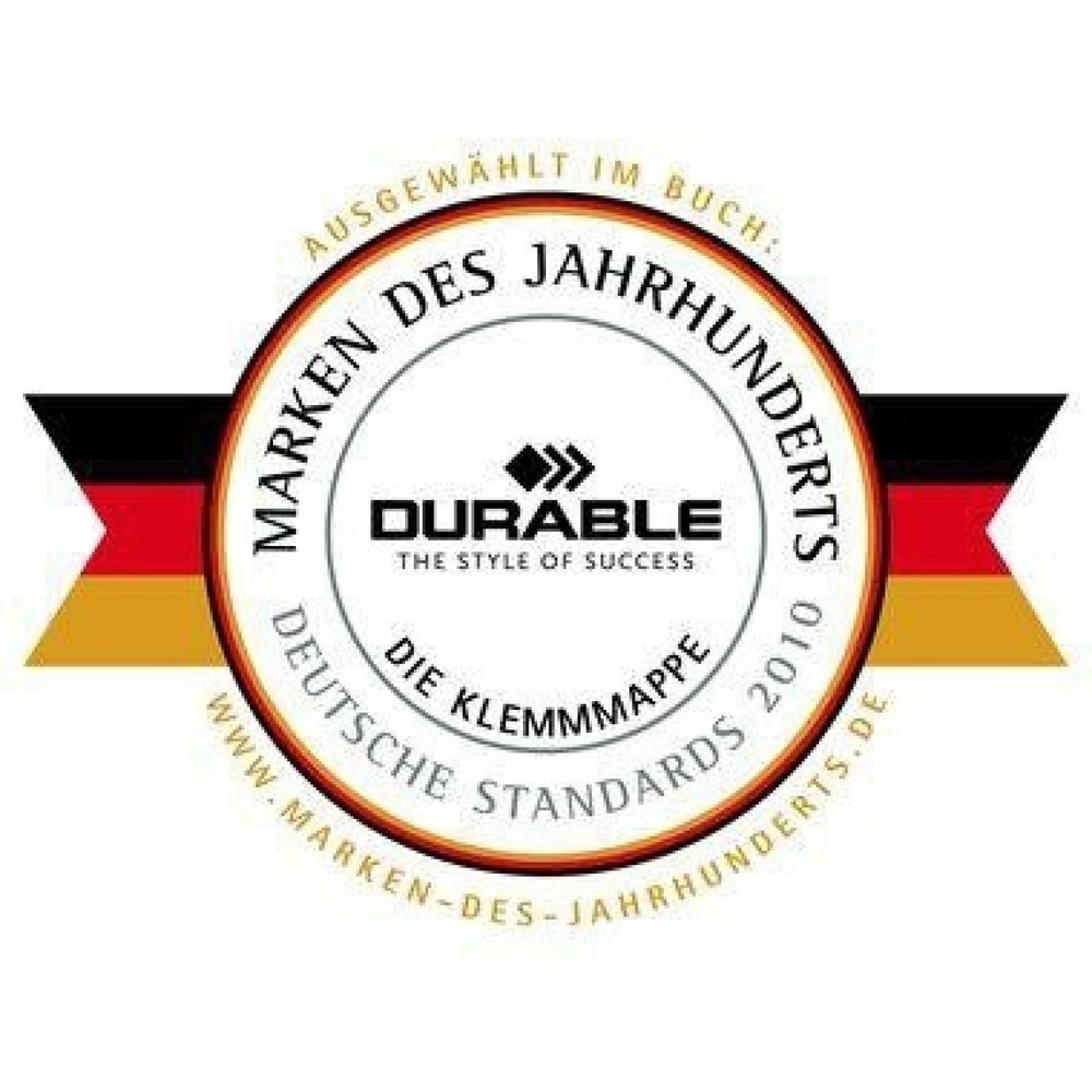 Produktabbildung Nr. 4: DURABLE Klemmmappe DURACLIP 30 220028 DIN A4 Hartfolie nachtblau