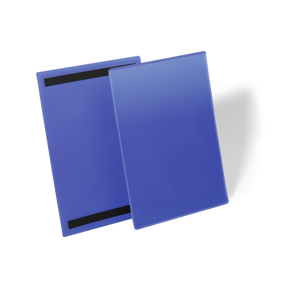 Produktabbildung: DURABLE Magnetische Kennzeichnungstasche A4 hoch, dunkelblau