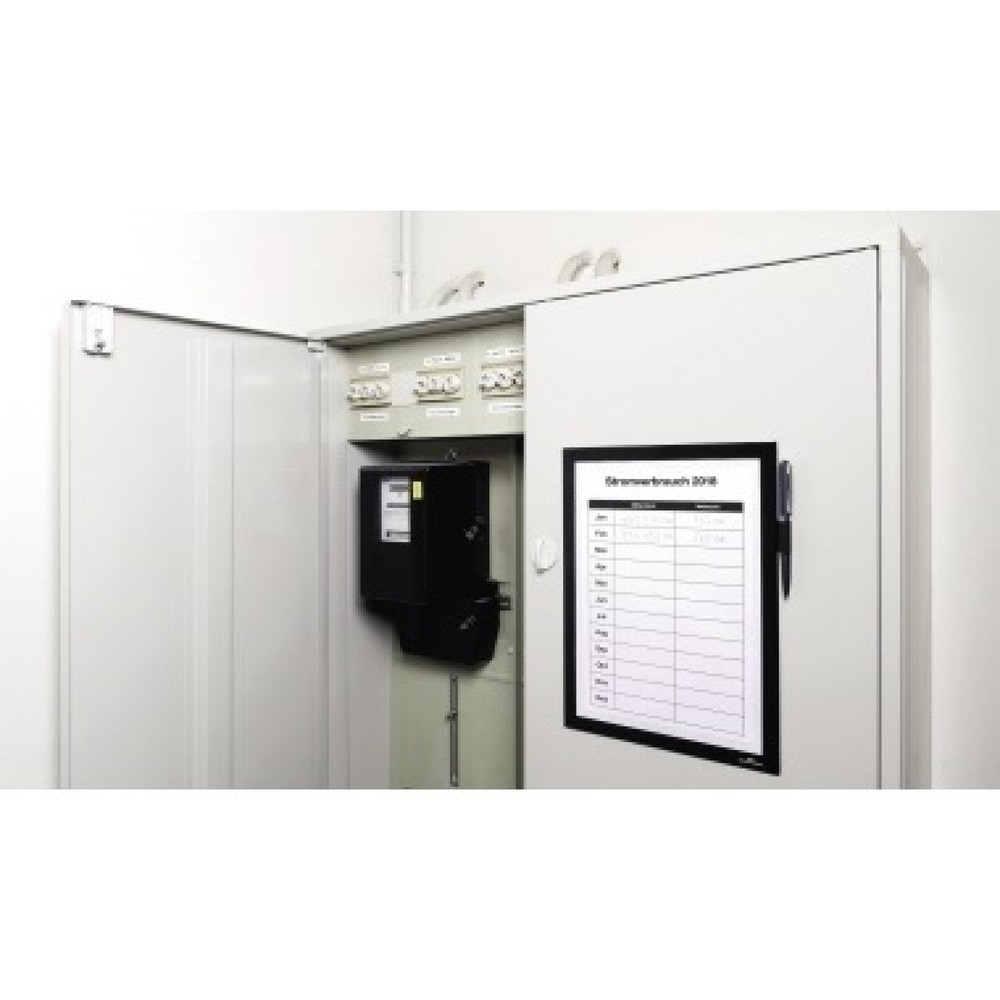 Produktabbildung Nr. 2: DURABLE Informationsrahmen 498901 DIN A4 magnetisch schwarz