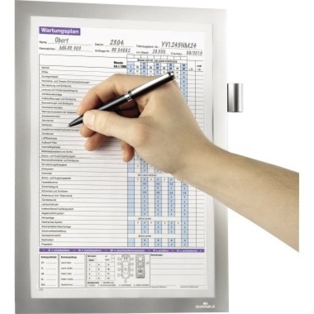 Produktabbildung Nr. 3: DURABLE Informationsrahmen 498923 DIN A4 magnetisch silber