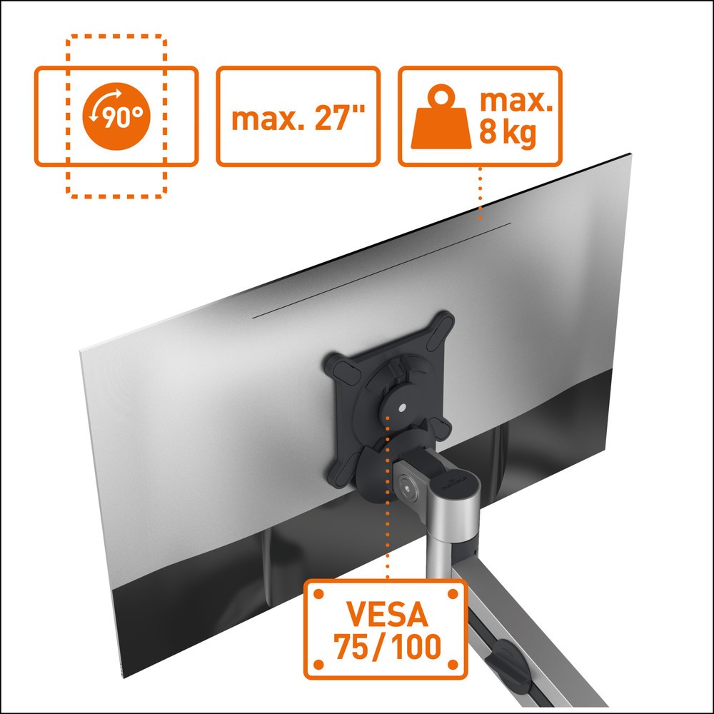 Produktabbildung Nr. 3: DURABLE Monitor Halt. mit Arm für 1 Monitor,TD
