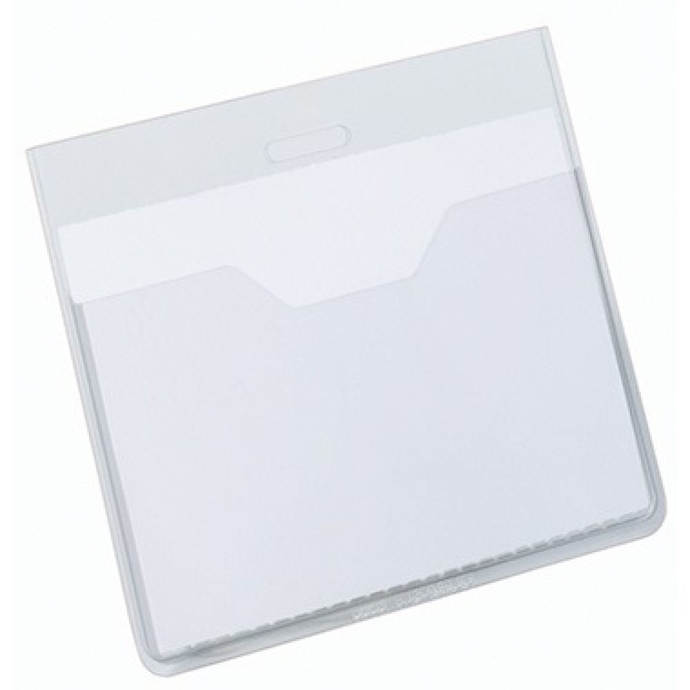 Produktabbildung: DURABLE Namenschild 813619 90x60mm transparent 20 St./Pack