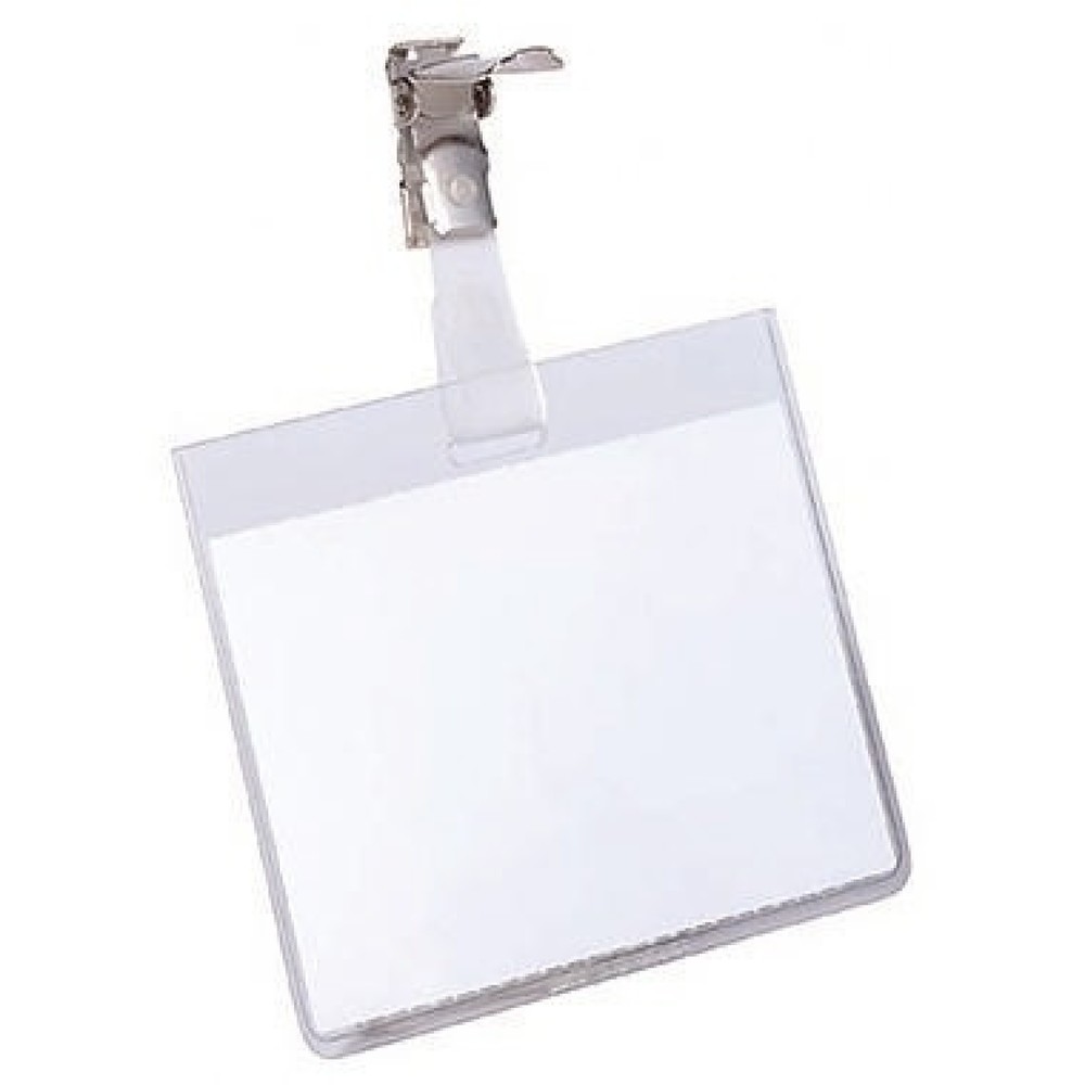 Produktabbildung: DURABLE Namensschild 800319 90x60mm Kunststoff tr 25 St./Pack.