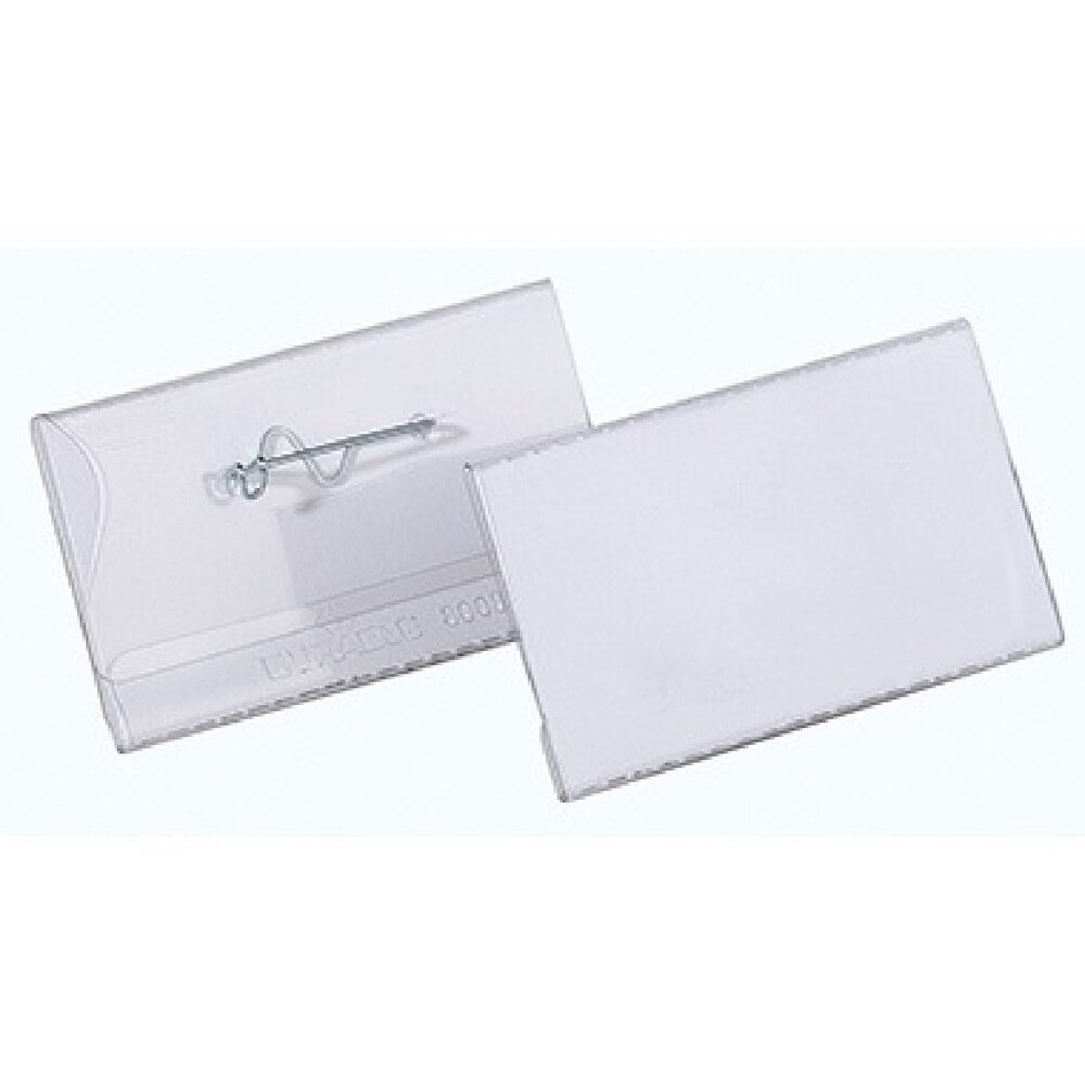Produktabbildung: DURABLE Namensschild 800819 40x75mm Kunststoff tr 100 St./Pack.