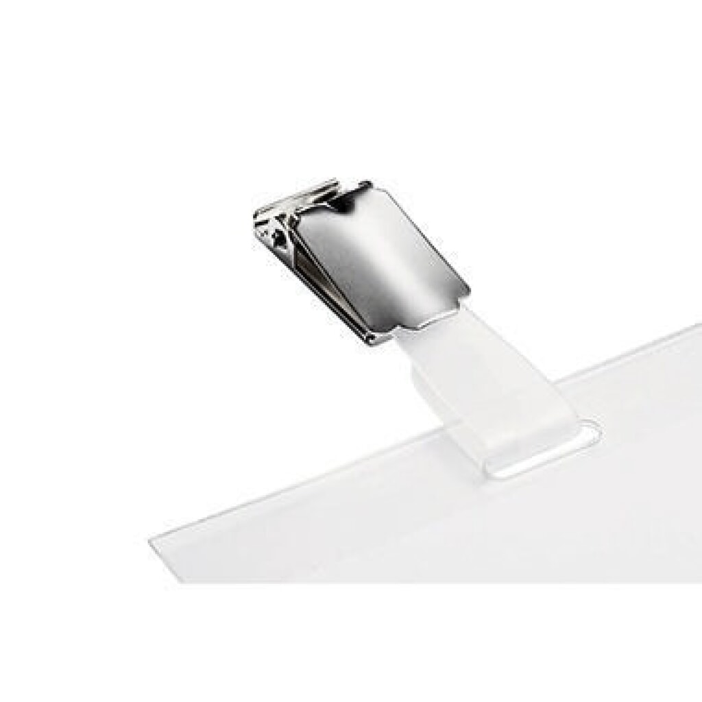 DURABLE Namensschild 810619 90x60mm Kunststoff tr 25 St./Pack. Produktabbildung: DURABLE Namensschild 810619 90x60mm Kunststoff tr 25 St./Pack.